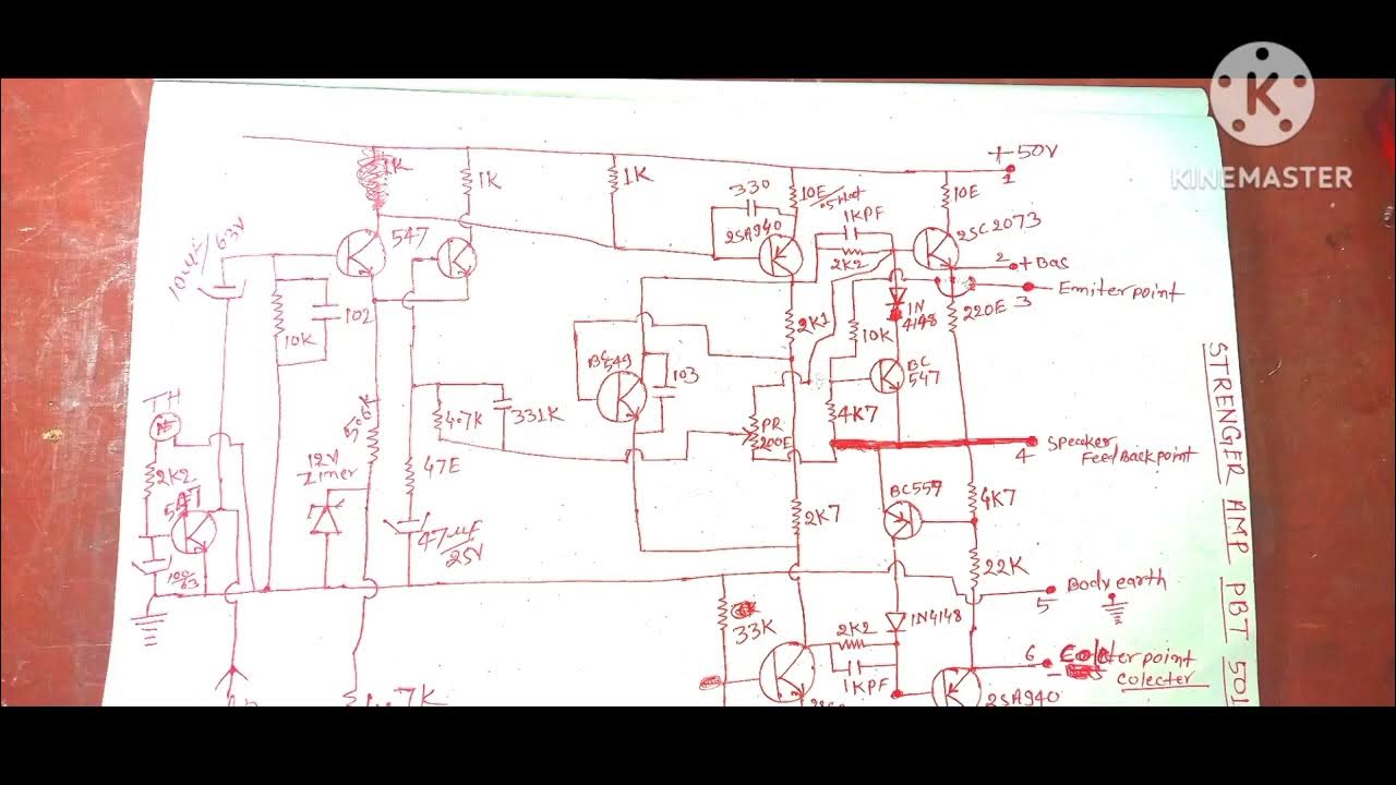 strenger pbt 501ka driver circuit diagram - YouTube