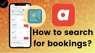 How to search for bookings in Air Asia? screenshot 2
