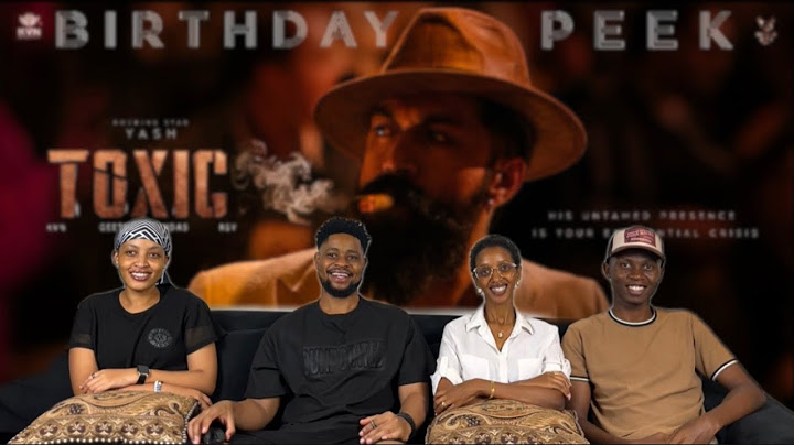 Our Reaction To Toxic: Birthday Peek | Rocking Star Yash | Geetu Mohandas | KVN Productions |