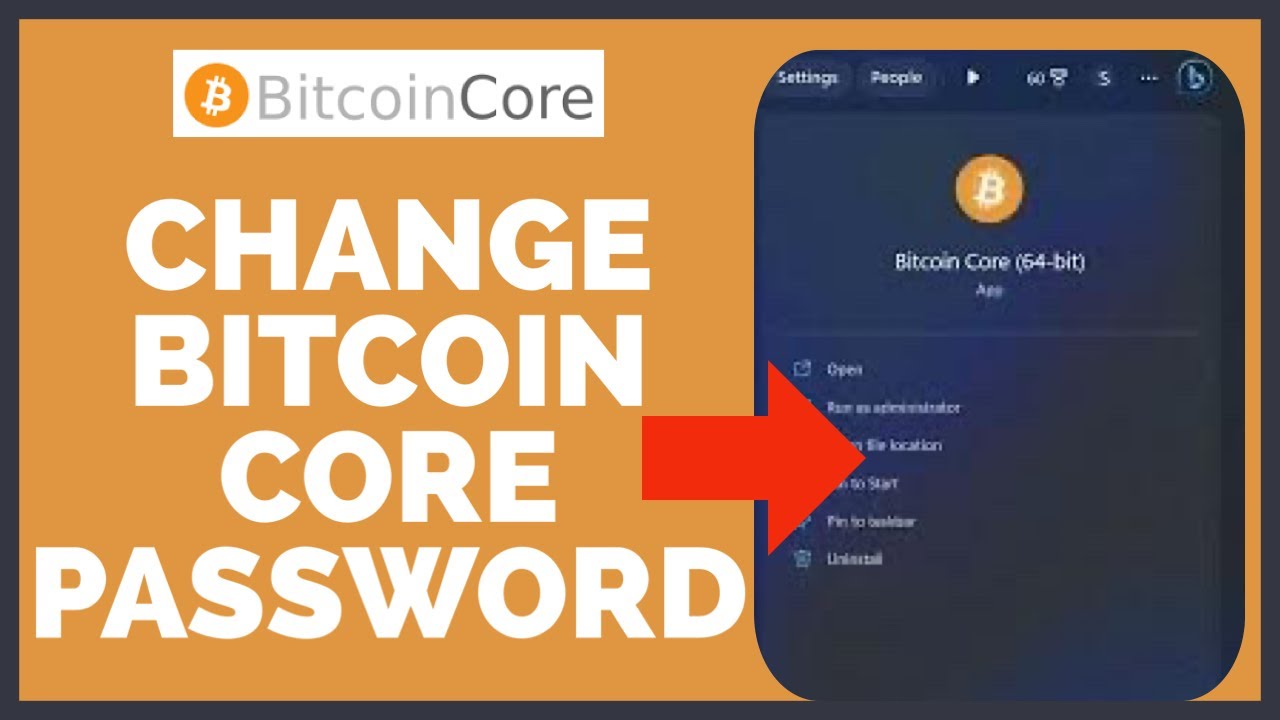 Bitcoin Password Example Change Bitcoin Core Wallet Password: How To Change Bitcoin Core Wallet ...
