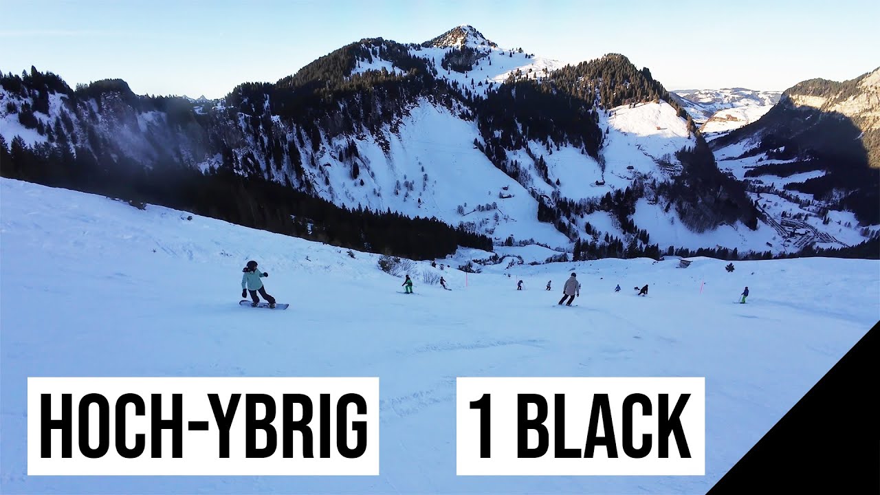 Hoch-Ybrig, 1 ⚫ BLACK - SCHWARZ (Valley Run - Talabfahrt) #1 🇨🇭