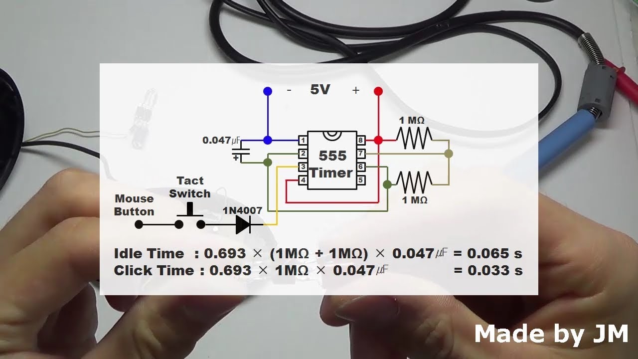 [renewal] How to make an Auto Click Mouse Circuit - YouTube