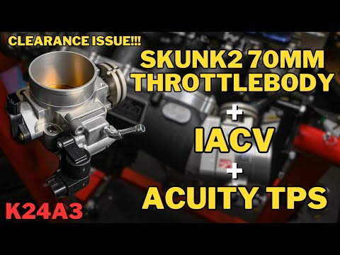 Skunk2 PRO 70mm Throttlebody + Acuity TPS & IACV | K24 DC5