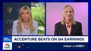 Accenture CEO Julie Sweet on earnings beat: Our early investment in AI is paying off