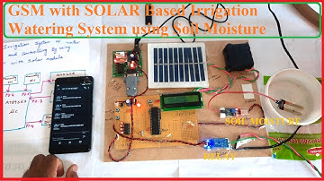 GSM with SOLAR Based Irrigation Watering System using Soil Moisture Sensors