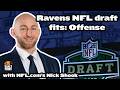 Ravens draft fits: Offensive prospects with NFL.com's Nick Shook | Ep. 20