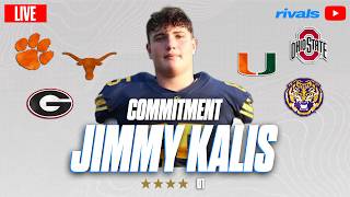 Jimmy Kalis Live Commitment 4-Star Chooses Between Lsu, Uga, Ohio State, Clemson, Texas And Miami