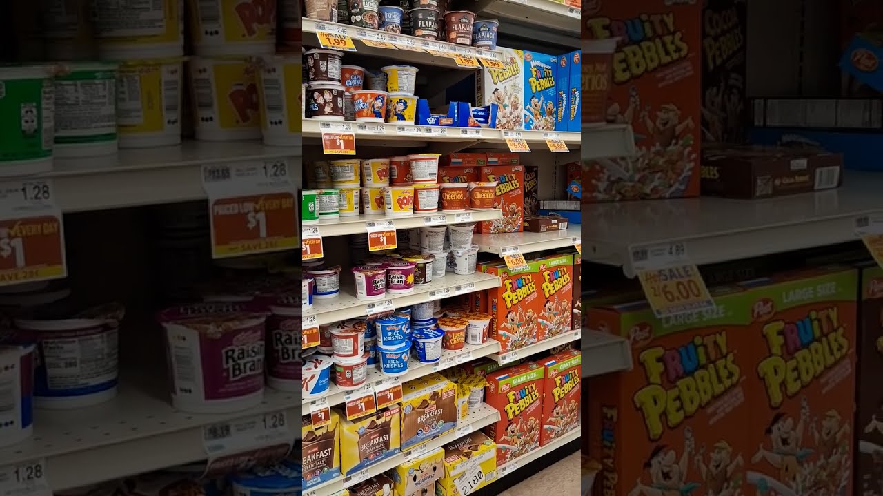 Сходили за едой в продуктовый магазин