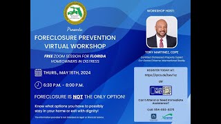 Foreclosure Prevention Workshop for Distressed Homeowners in Florida