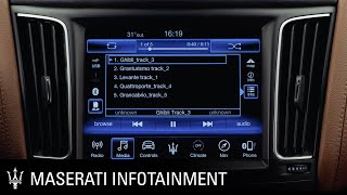Maserati. Infotainment series. Media