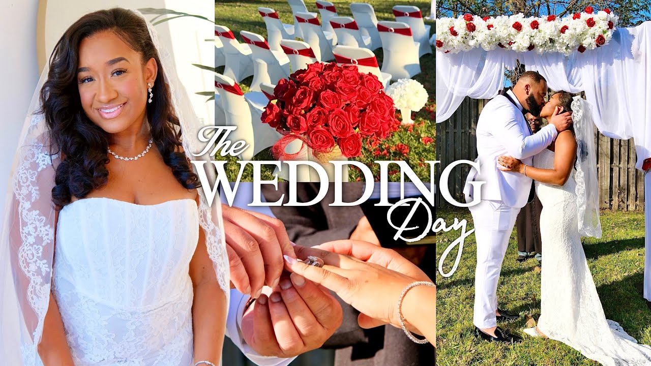 МЫ ПОЖЕНИЛИСЬ! Видеоблог о нашей элегантной свадьбе на заднем дворе 💍