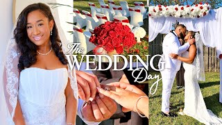 WE GOT MARRIED! Our Elegant Backyard Wedding Day Vlog 💍