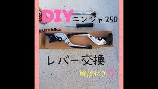 モトブログ#６　DIYクラッチ、ブレーキレバー交換！