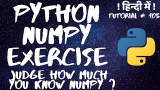 Numpy Practice Questions