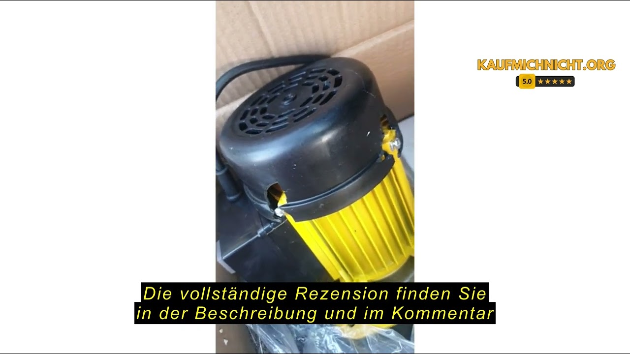 Produktbewertung Wiltec Gartenpumpe 1200 W mit Edelstahl-Pumpengehäuse 3800 l/h, Wasserpumpe mit Vor