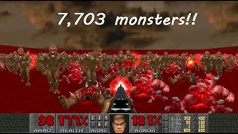 Lets play Doom 2: NUTS WAD 4 100% playthrough no cheats!! 14 minutes.