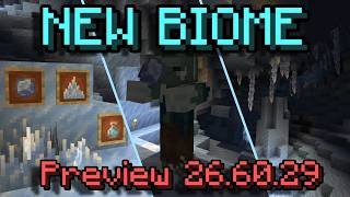 NEW BIOME, NEW MOB, BLOCKS AND MORE -  Minecraft 26.4 Preview 26.60.29 Showcase!
