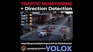 YOLOX + DEEPSORT | Traffic Monitoring + Direction Detection