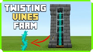 How To Build A Twisting Vine Farm In Minecraft Bedrock Edition | #Minecraft #1man1game