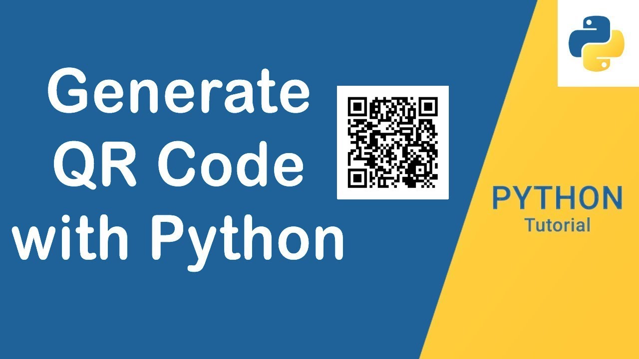 How to create a QR in python - YouTube