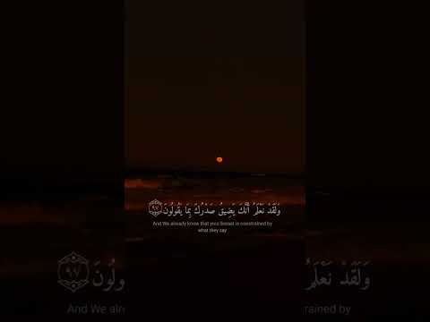 فسبح بحمد ربك وكن من الساجدين اسلام صبحي راحة نفسية آيات من الذكر الحكيم