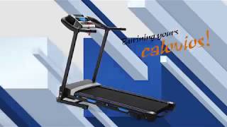 Merax MS020307BAA JK1603E Easy Assembly Folding Electric Treadmill Motorized Running Machine 