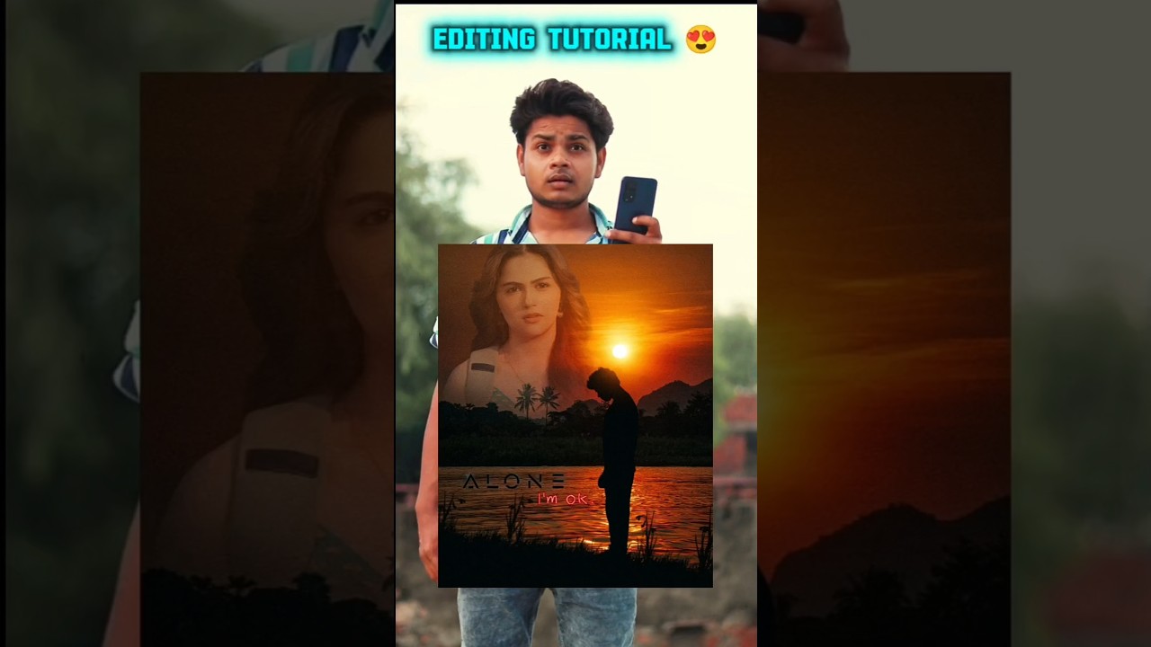 Sunset 😱 Creative Photo Editing Tutorial/ 