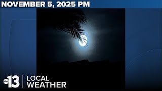 More Sun and Less Wind on Thursday