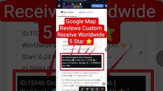 Google Map Reviews Custom Reviews Worldwide 5 Star ⭐ | #map #googlemaps #googlereviews #shorts