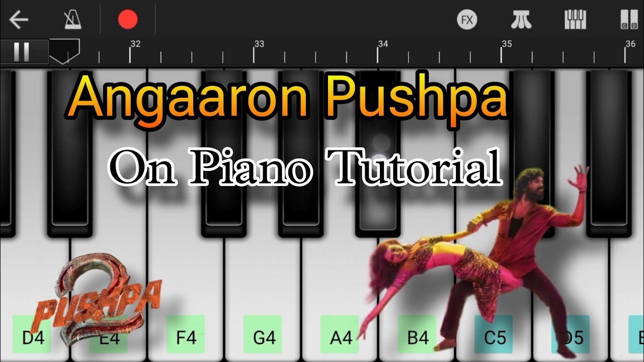 Angaaron\Sooseki Pushpa 2 (On Piano Tutorial Easy ||
