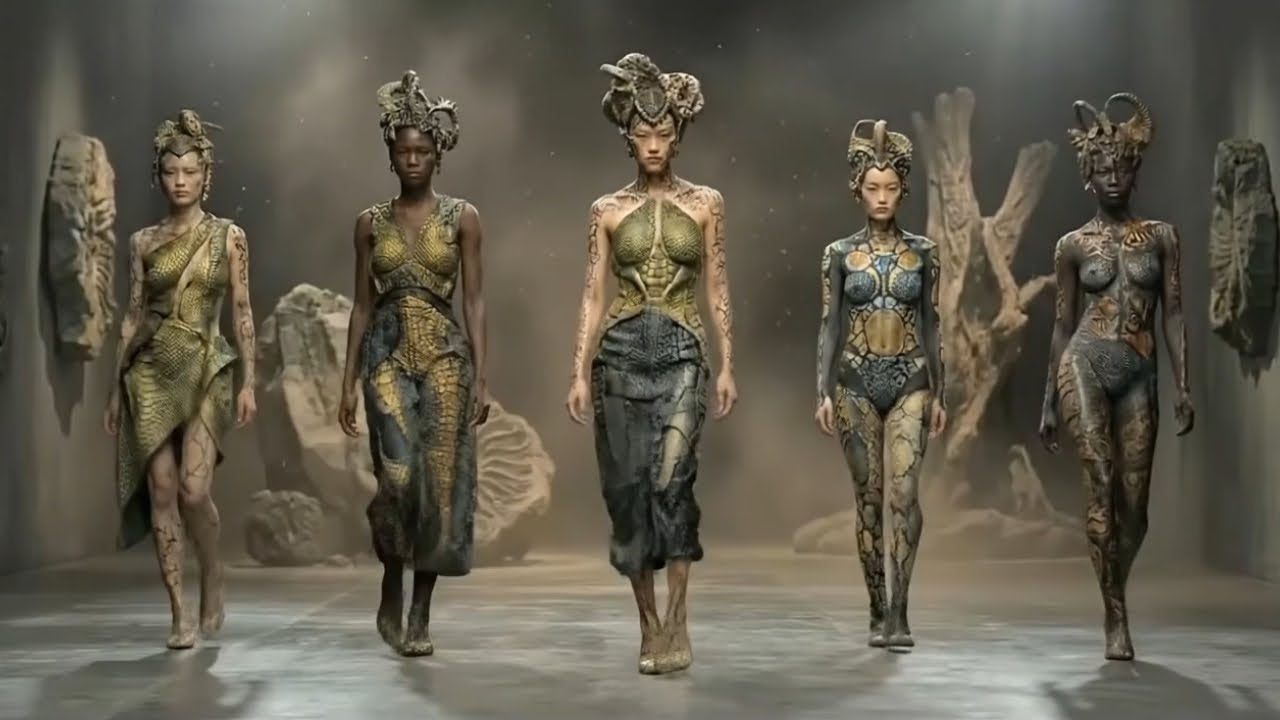 AI Surreal Dance Video - Tides of Cedar & Stone 4К