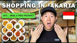 This Is What Shopping Looks Like In Jakarta Indonesia  First Time Trying Nasi Padang