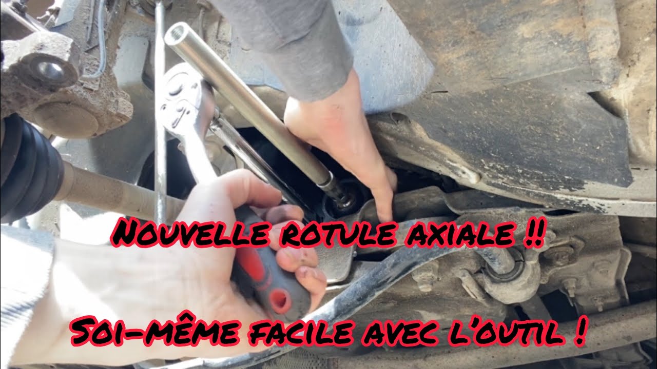 JE CHANGE LES ROTULES AXIALES DE LA 206 - YouTube