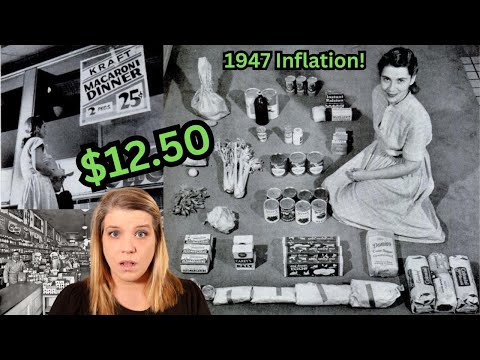 Shocking 1947 Grocery Prices INFLATION now Vs 1947