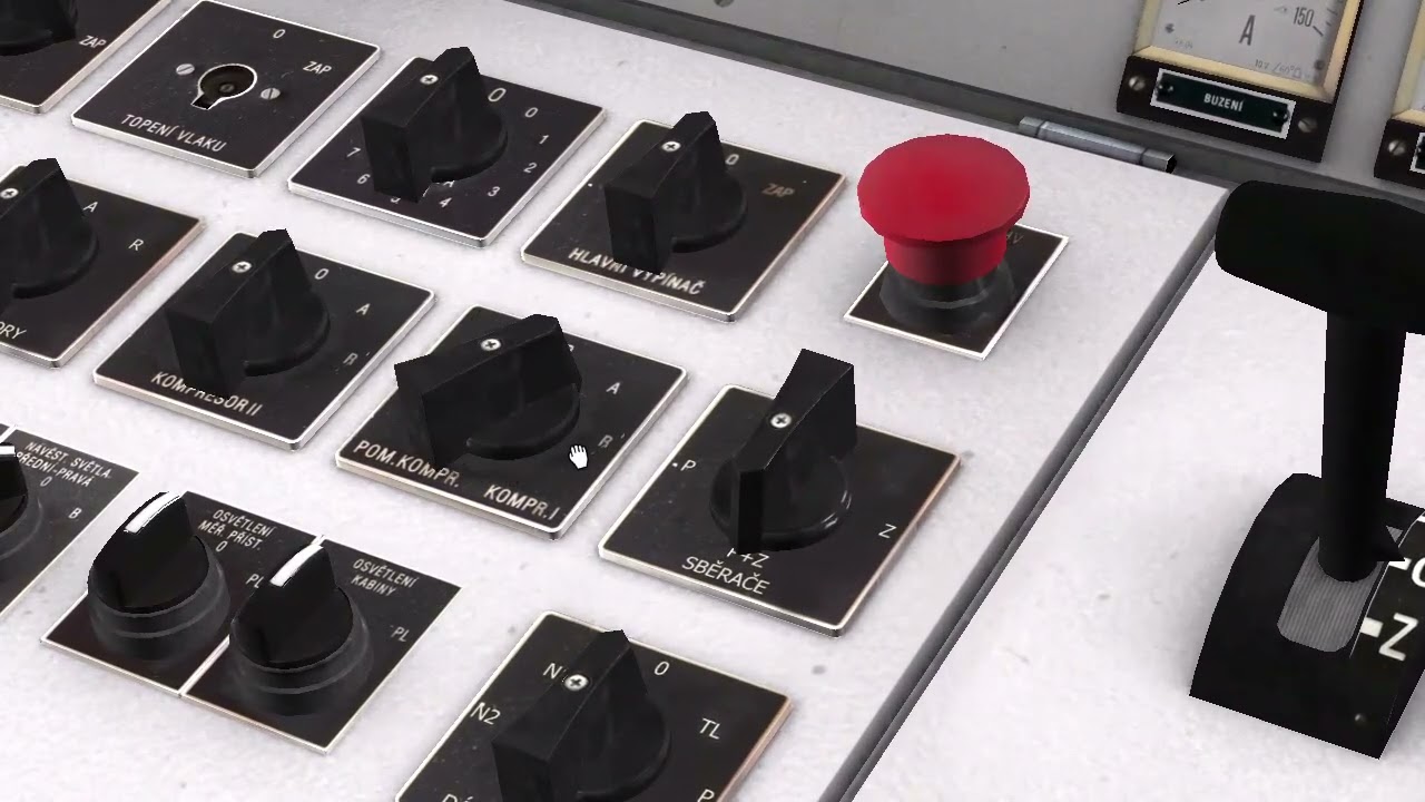 Tutorial - jak naštartovať 162 /163 Peršing ( Train Simulátor )