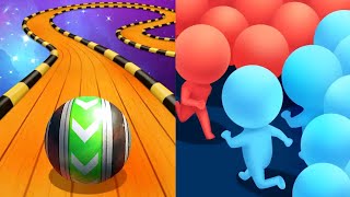 Sky Rolling Balls: Balls Game (65-69) Vs Count Masters: Stickman Games (41-50)