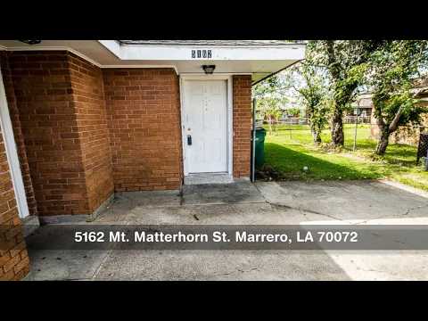 5162 Mt Matterhorn St, Marrero, LA home video tour