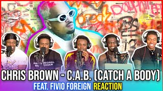 Chris Brown - C.A.B. (Catch A Body) feat. Fivio Foreign [Official Video] | Reaction