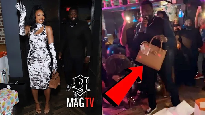 50 Cent Surprises "GF" Cuban With "Miztique" Handb...