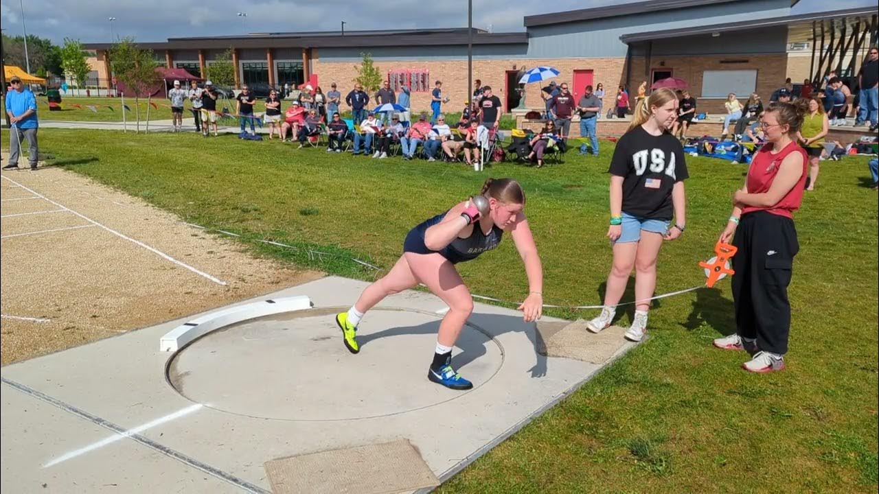 2024 WIAA Regional Shot Put Champion Fr. Lily Rogers 42'1" feetfarther