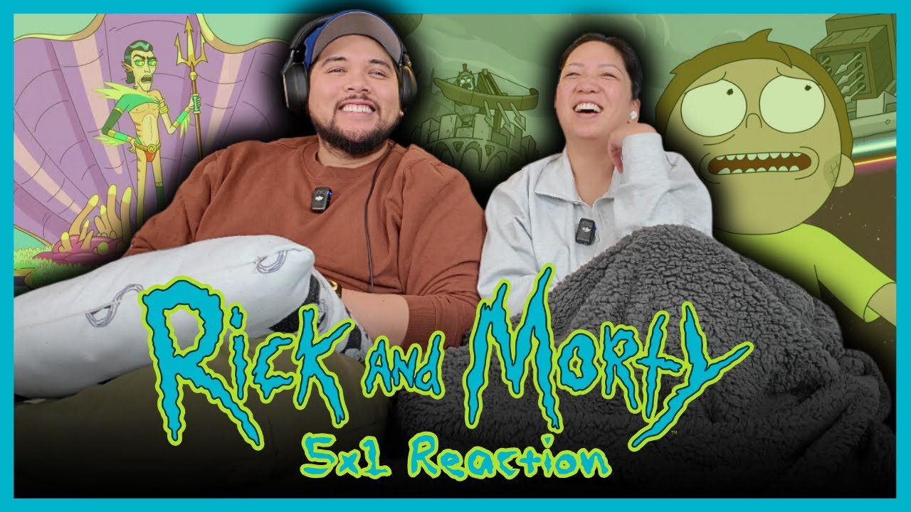 *RICK AND MORTY* BLIND REACTION | 5x1 | Mort Dinner Rick Andre