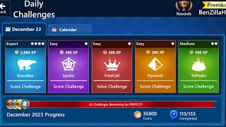 Microsoft Solitaire Collection | Daily Challenges | 23 December 2023 Solution
