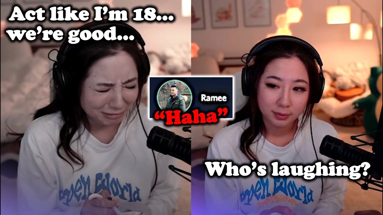 Fuslie caught Ramee laughing at her when she was talking about her age