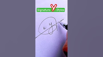 Y Signature Styles & Ideas - Best & Famous Signatures with Letter Y | Autograph Creator #art #logo