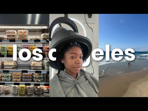 Restoring My Curly Hair in LA | Post-Braids Damage & Self-Care Weekend