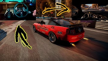 600BHP Ford Mustang GT500 / NFS Shift 2 Unleashed (4K 60FPS) Steering Wheel Gameplay