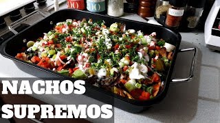 Cmo Hacer Nachos Supremos  Nachos Con Carne Y Queso Derretido botana   William Priets