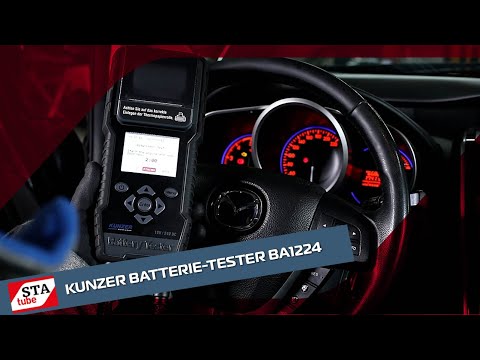 STAtube 01/2022 ~ VARTA Tipps für den Batterie-Service | KUNZER Batterie-Tester BA1224 - video from Stahlgruber