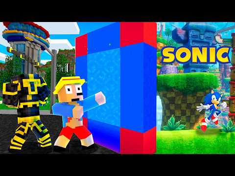 WE FOUND A PORTAL TO THE SONIC WORLD IN MINECRAFT 😱