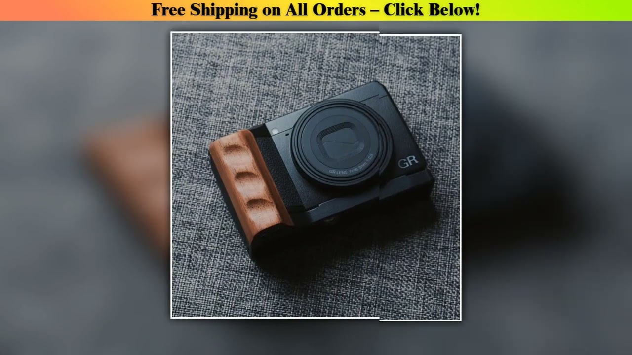 Quick Release L Plate Wooden Side Handle Bracket Handgrip for ricoh gr4 Camera Tripod Accessories